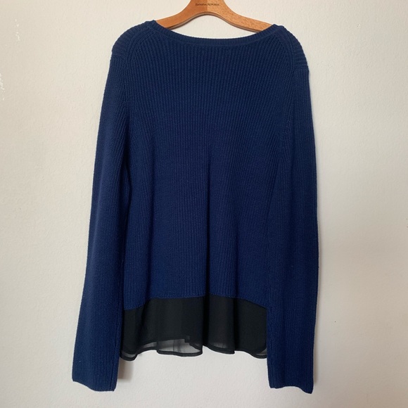 Banana republic sheer panel pullover - Picture 4 of 8
